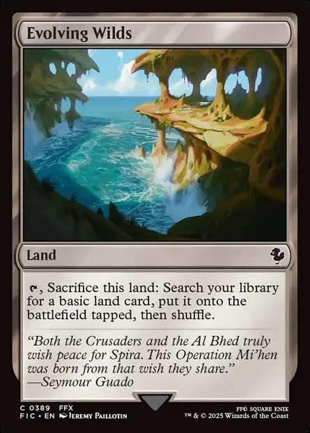 Evolving Wilds, Magic card FIC 389 — Final Fantasy Commander set