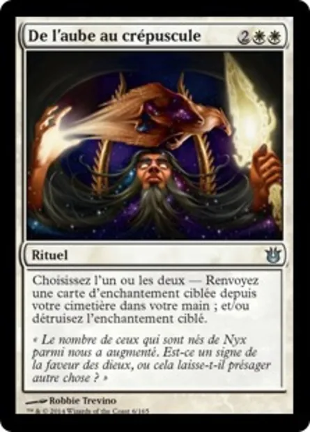 De l'aube au crépuscule, carte Magic BNG 6 — extension Créations divines
