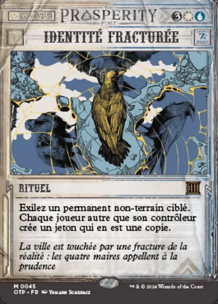 Identité fracturée, carte Magic OTP 45 — extension Breaking News