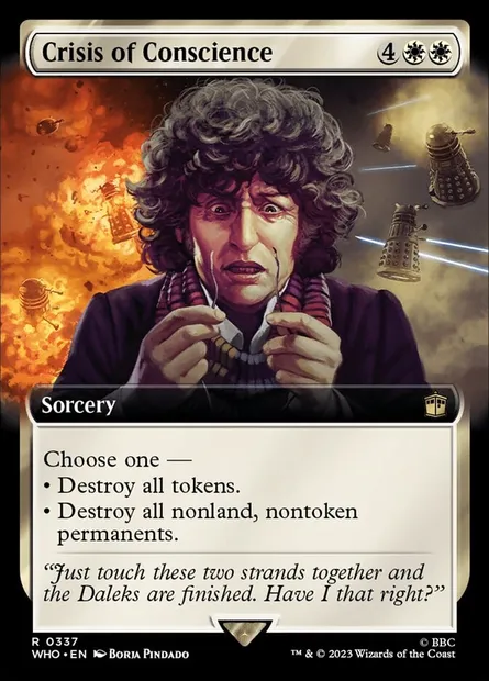 Cas de conscience, carte Magic WHO 337 — extension Doctor Who
