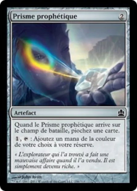 Prisme prophétique, carte Magic CMD 256 — extension Commander 2011