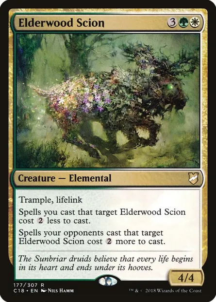 Elderwood Scion, Magic card C18 177 — Commander 2018 set