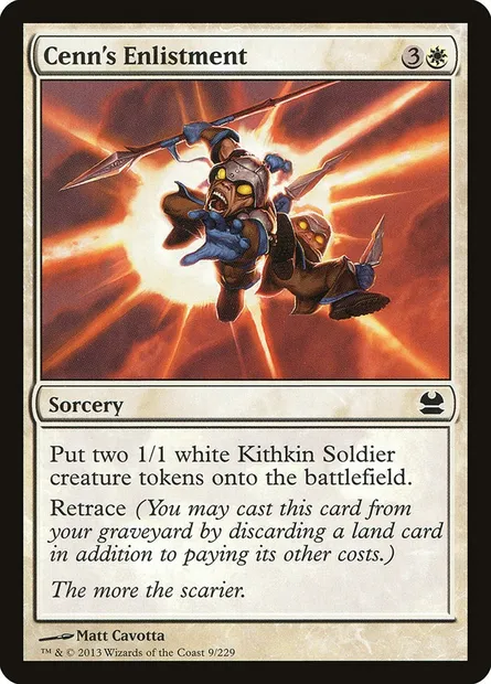 Cenn's Enlistment, Magic card MMA 9 — Modern Masters set