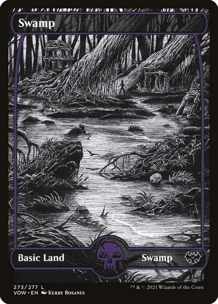 Swamp, Magic card VOW 273 — Innistrad: Crimson Vow set