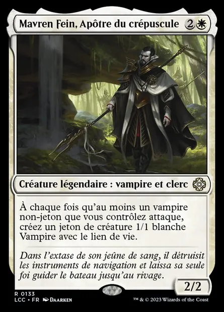Mavren Fein, Apôtre du crépuscule, carte Magic LCC 133 — extension The Lost Caverns of Ixalan Commander