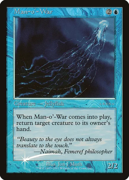 Physalie, carte Magic PAL02 2 — extension Arena League 2002