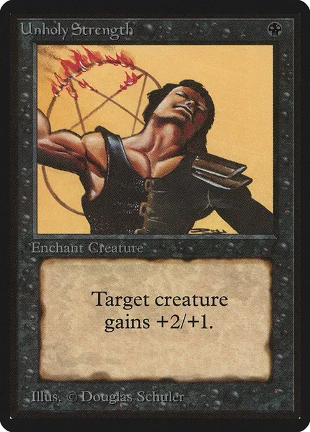 Force impie, carte Magic LEB 132 — extension Limited Edition Beta