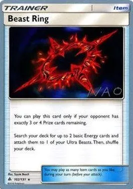 Beast Ring, Pokémon card WCD18 102-3 — World Championship Decks 2018 set