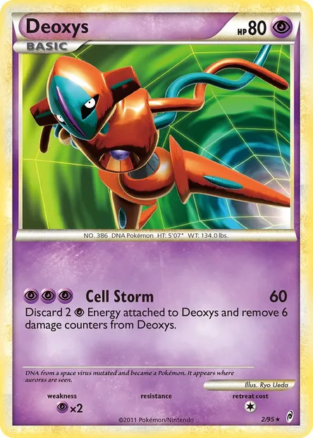 Deoxys, Pokémon card CL 2 — Call of Legends set