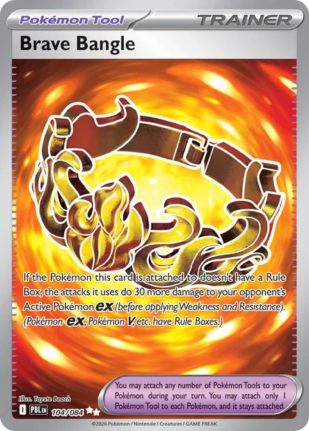 Brave Bangle, Pokémon card PBL 104 — Pitch Black set
