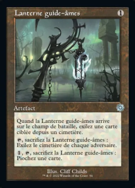 Lanterne guide-âmes, carte Magic BRR 54 — extension The Brothers' War Retro Artifacts
