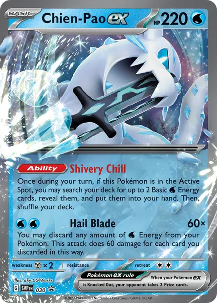 Chien-Pao ex, Pokémon card PR-SV 030 — SVP Black Star Promos set