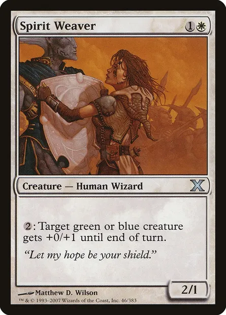 Spirit Weaver, Magic card 10E 46 — Tenth Edition set