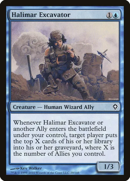 Halimar Excavator, Magic card WWK 29 — Worldwake set