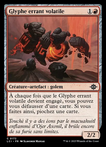 Glyphe errant volatile, carte Magic LCI 172 — extension The Lost Caverns of Ixalan