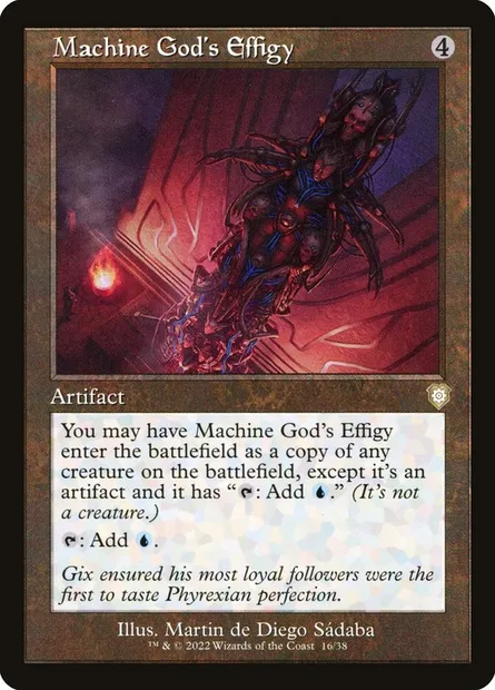 Machine God's Effigy, Magic card BRC 16 — The Brothers' War Commander set
