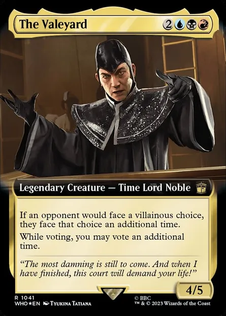 The Valeyard, Magic card WHO 1041 — Doctor Who set