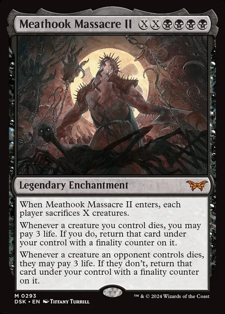 Meathook Massacre II, Magic card DSK 293 — Duskmourn: House of Horror set