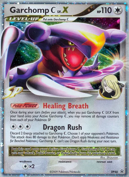 Garchomp C, Pokémon card DP 46 — DP Black Star Promos set