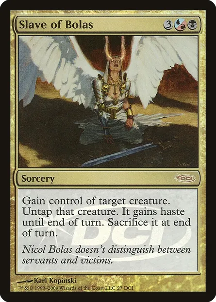 Slave of Bolas, Magic card DCI 27 — DCI Promos set