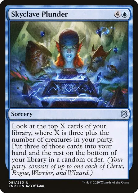 Skyclave Plunder, Magic card ZNR 81 — Zendikar Rising set