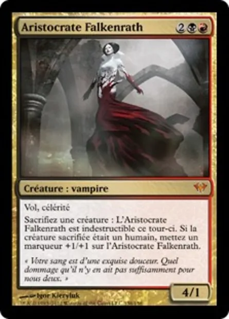 Aristocrate Falkenrath, carte Magic DKA 138 — extension Obscure Ascension