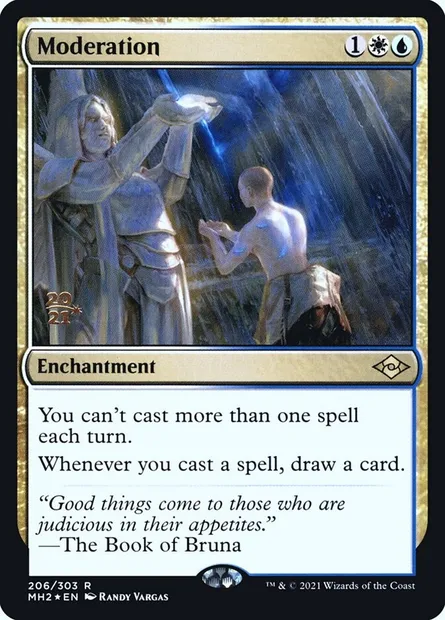 Modération, carte Magic PMH2 206s — extension Modern Horizons 2 Promos