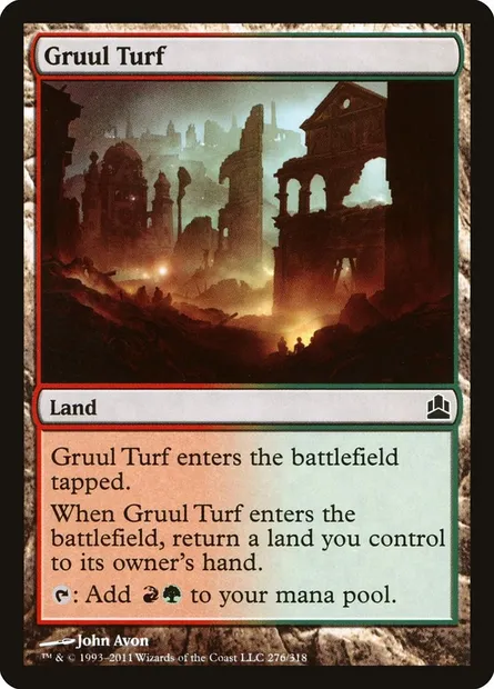 Gruul Turf, Magic card CMD 276 — Commander 2011 set