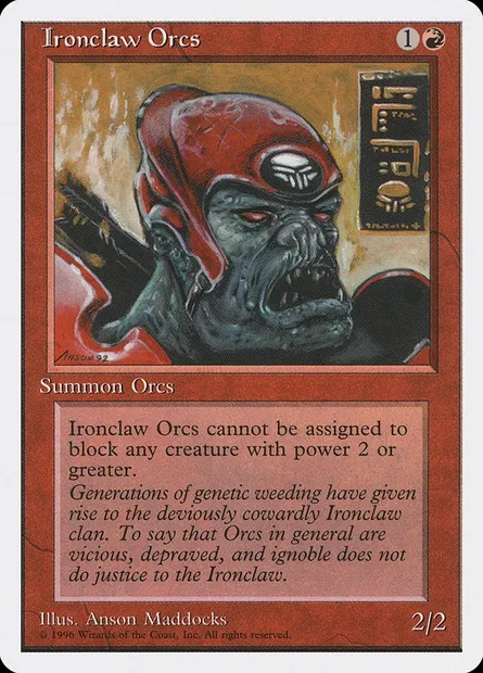 Ironclaw Orcs, Magic card ITP 34 — Introductory Two-Player Set set
