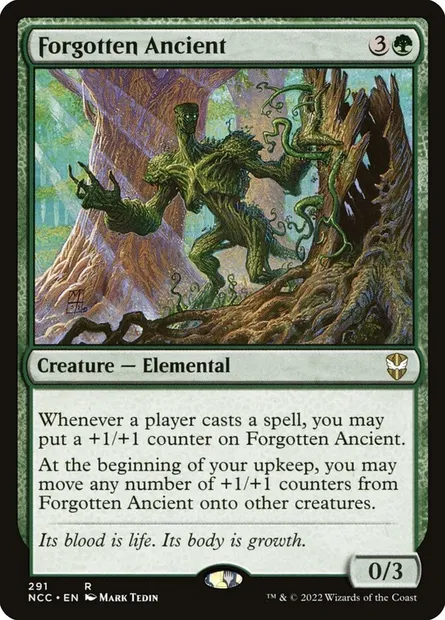 Forgotten Ancient, Magic card NCC 291 — New Capenna Commander set