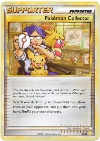 Pokémon Collector, Pokémon card TK4R 027 — HS Trainer Kit (Raichu) set