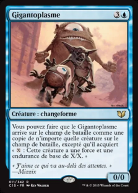 Gigantoplasme, carte Magic C15 11 — extension Commander 2015
