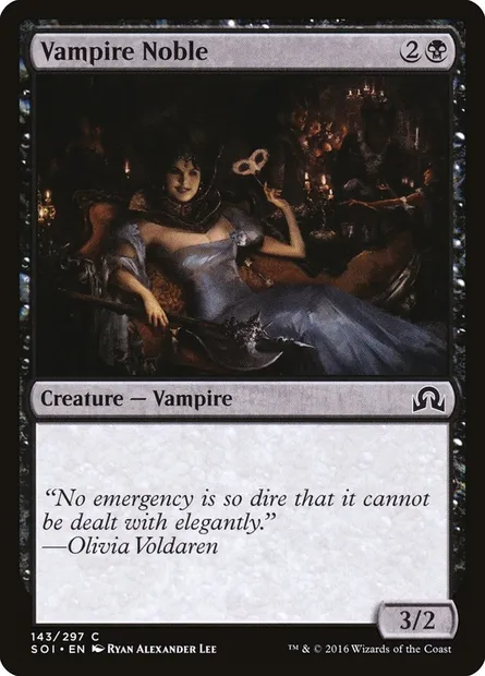 Vampire Noble, Magic card SOI 143 — Shadows over Innistrad set