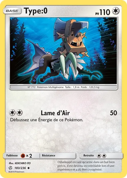 Type:0, carte Pokémon CEC 183 — extension Éclipse Cosmique