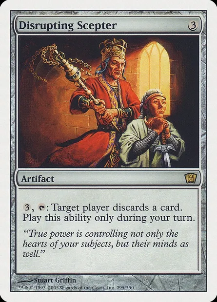 Disrupting Scepter, Magic card 9ED 295 — Ninth Edition set