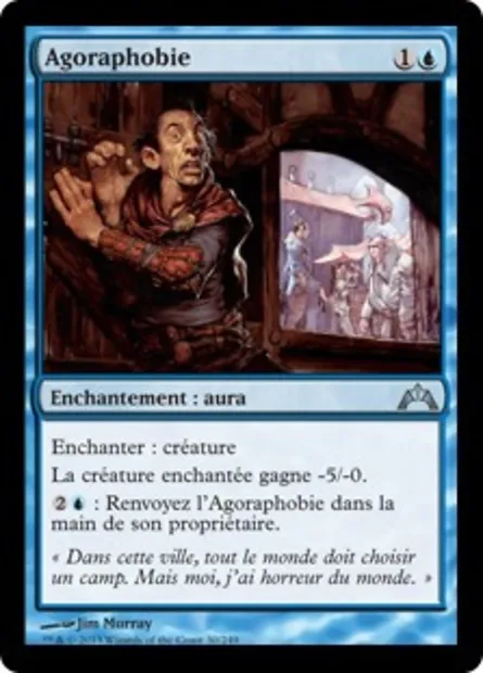Agoraphobie, carte Magic GTC 30 — extension Insurrection