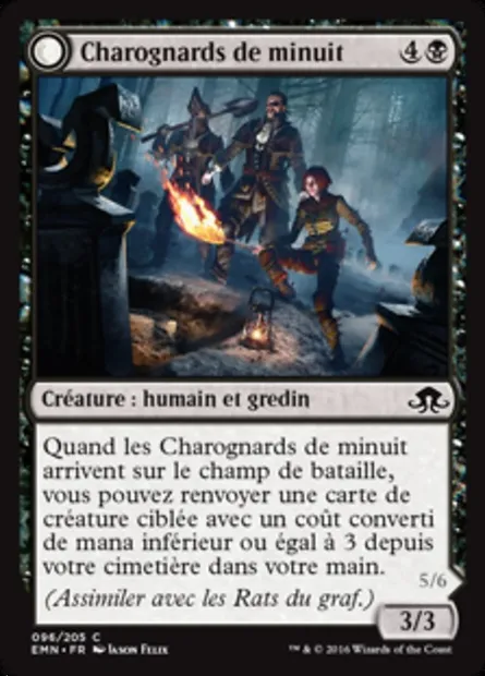 Charognards de minuit, carte Magic EMN 96 — extension La lune hermétique
