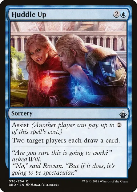 Huddle Up, Magic card BBD 36 — Battlebond set