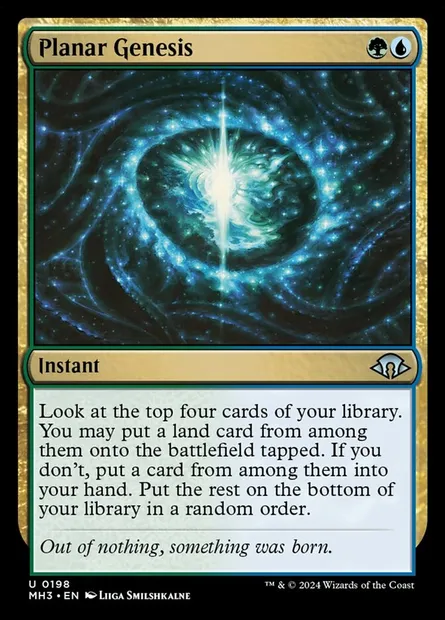 Planar Genesis, Magic card MH3 198 — Modern Horizons 3 set