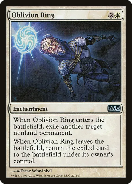 Oblivion Ring, Magic card M13 22 — Magic 2013 set
