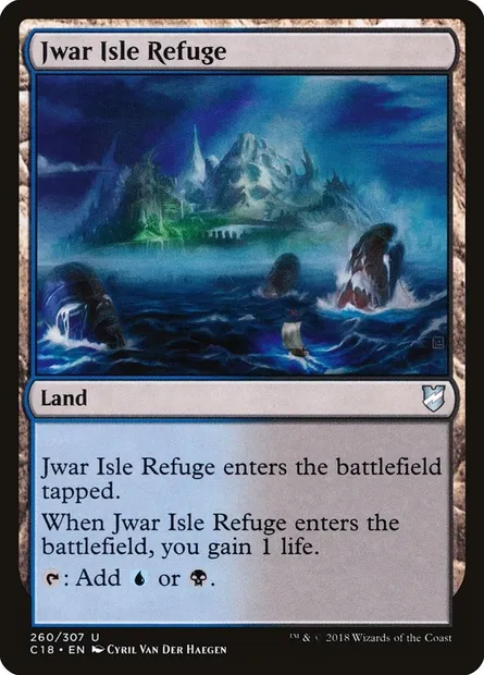 Jwar Isle Refuge, Magic card C18 260 — Commander 2018 set