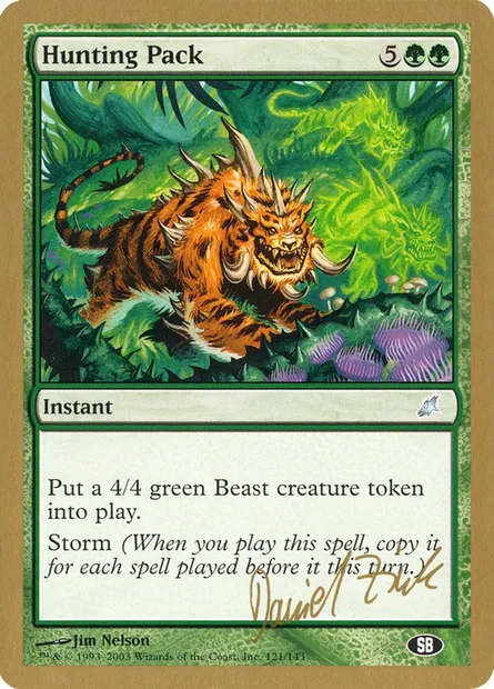 Hunting Pack, Magic card WC03 dz121sb — World Championship Decks 2003 set