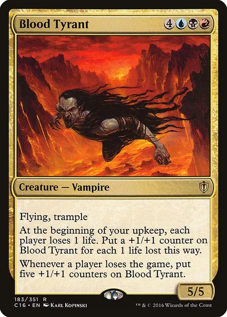 Blood Tyrant, Magic card C16 183 — Commander 2016 set