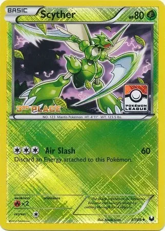 Insécateur, carte Pokémon LGP 004-3 — extension League Promos