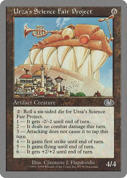 Urza's Science Fair Project, Magic card UGL 83 — Unglued set