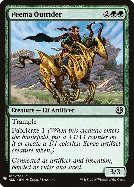 Cavalier de Peema, carte Magic PLST KLD-166 — extension The List