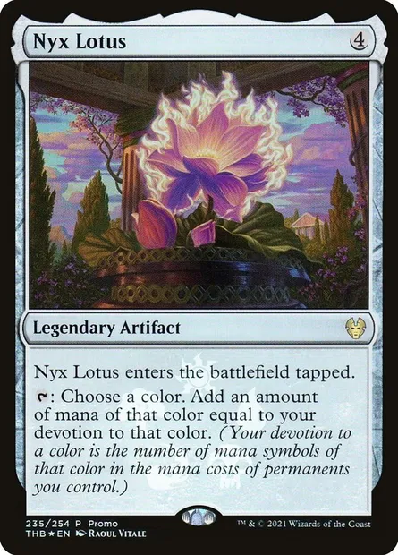 Nyx Lotus, Magic card PTHB 235★ — Theros Beyond Death Promos set