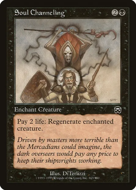Soul Channeling, Magic card MMQ 163 — Mercadian Masques set