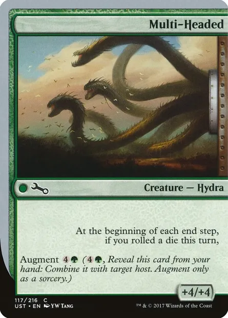 Multi-Headed, carte Magic UST 117 — extension Unstable