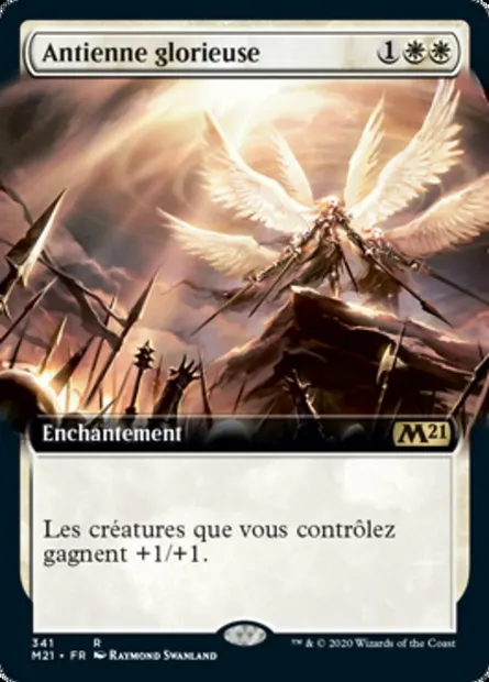 Antienne glorieuse, carte Magic M21 341 — extension Core Set 2021